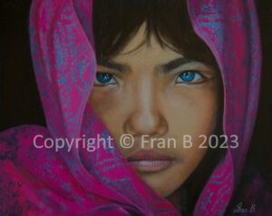 Blue-Eyed Vietnamese Girl