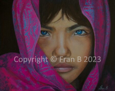 Blue-Eyed Vietnamese Girl