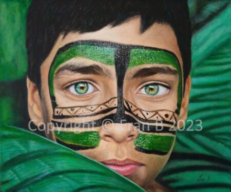 Green-Eyed Brazilian Boy